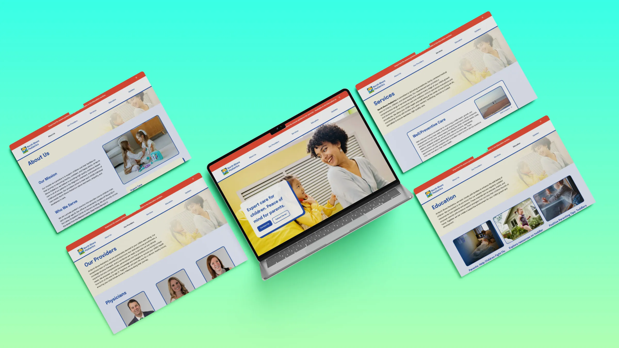 North Shore Pediatrics site, view one